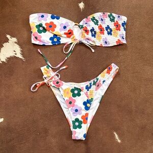 SHEIN Multicolor Floral Bikini